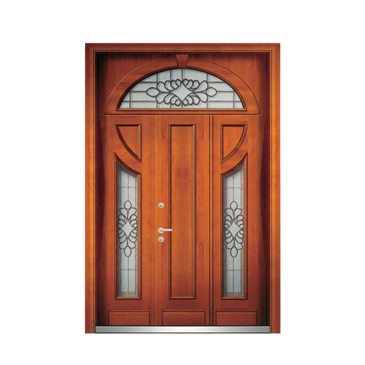 Porte d'entrée de porte en acier normale