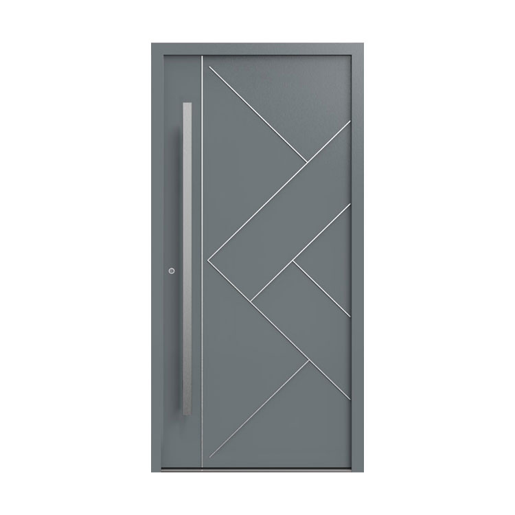Porte en bois en acier de mosaïque européenne de ménage