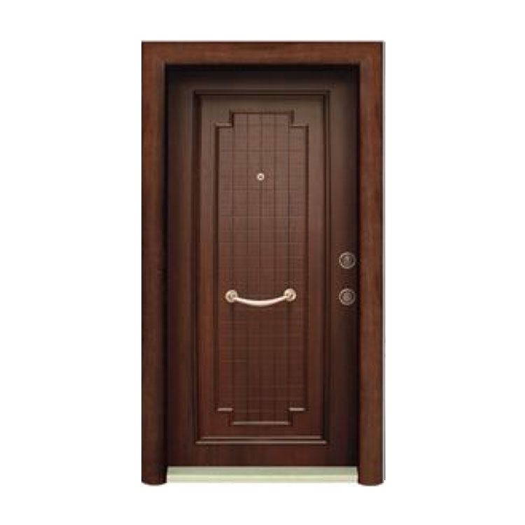 Façade extérieure de porte en acier turc